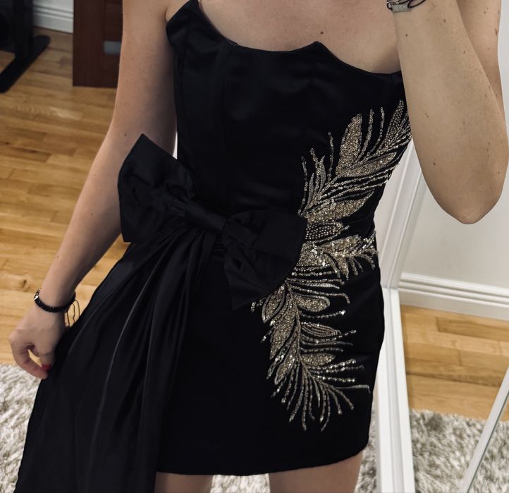 Rochie scurtă neagră bby