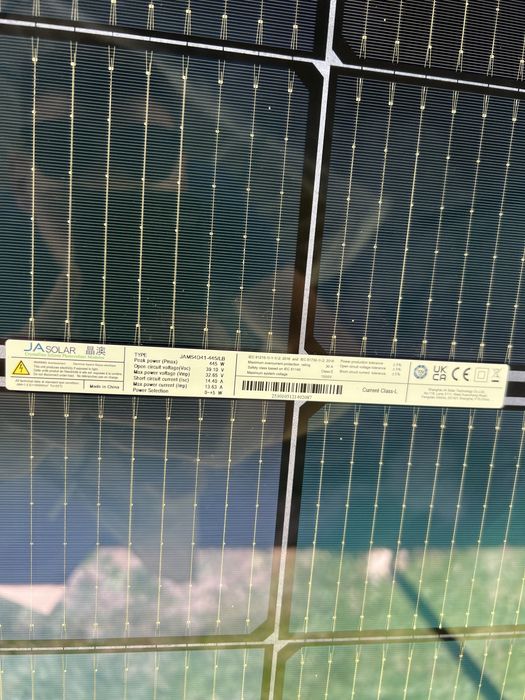 Panouri fotovoltaice  JA Solar 445W Full Black Bifacial (N-Type TOPCon) – nou