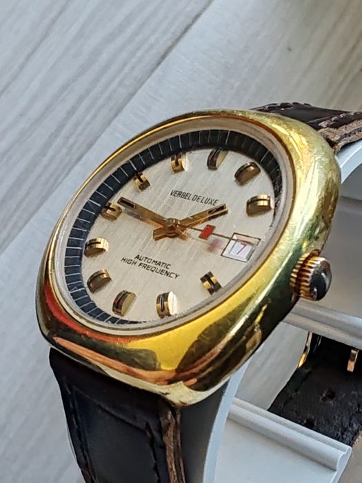 Ceas Verbel De Luxe Automatic Hight Frequency 36x38 mm-Funcționează Excelent!