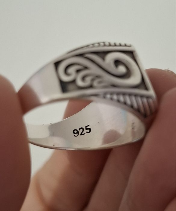 Кольцо серебро мужское