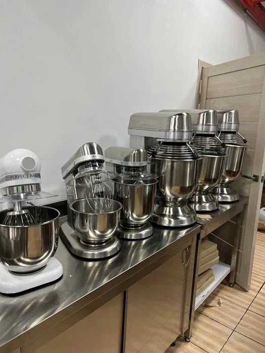 Тестомес, миксер планетарный профессиональный 5,7,10,20,30,60,100 л