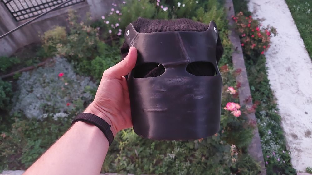 Prop, masca joc rust printata 3d si pictata manual