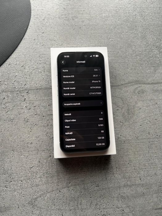 Vand iphone 15 128gb