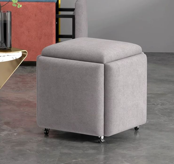 Пуф-трансформер 5-в-1: Стиль и компактность!