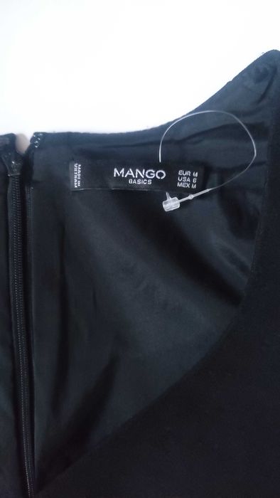 Mango елегантна черна рокля размер М необличана