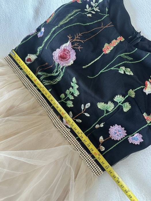 Rochiță eveniment S vâscoză cu tulle