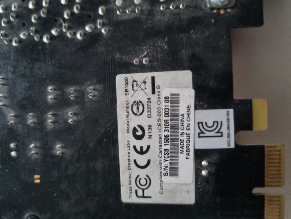 Placa de sunet Creative Soudblaster Zx SBX