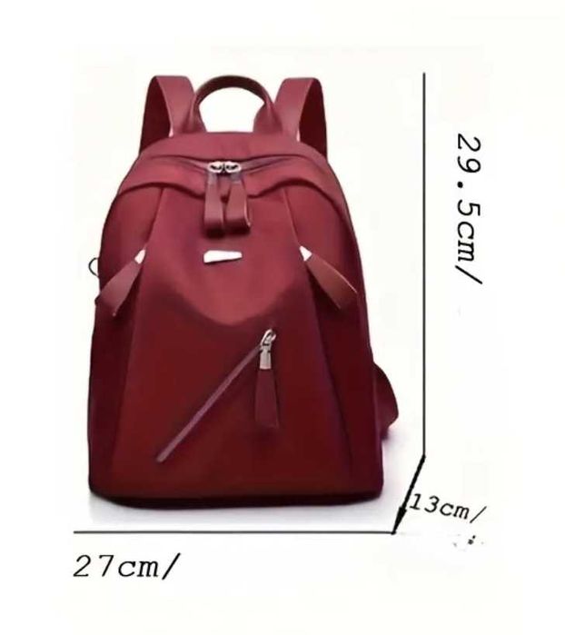 Нова текстилна дамска раница с висулка