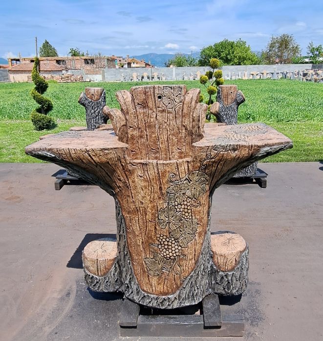 Градински мивки от щампован бетон