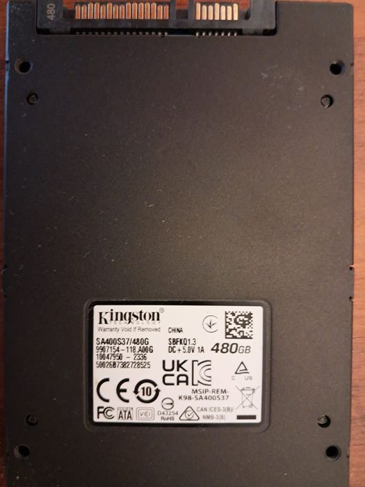 Ssd kingston 480gb