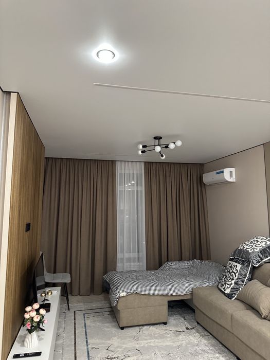 Шторы замер установка