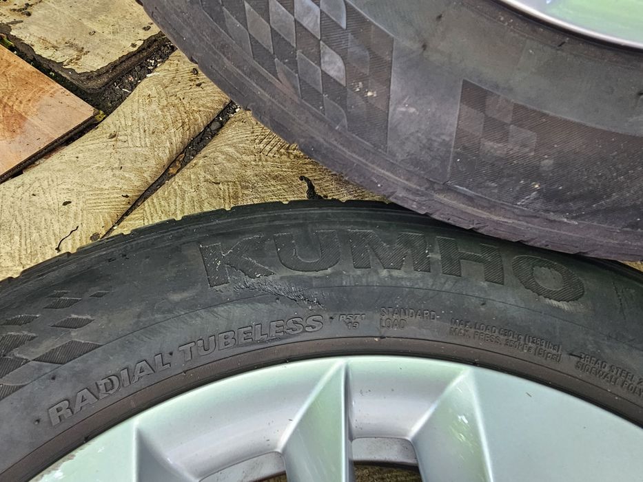 Jante aliaj 16" Skoda Octavia 3/4 Volkswagen cu anvelope vara  205 60 16