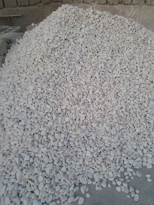 Белый декоративни галка камен