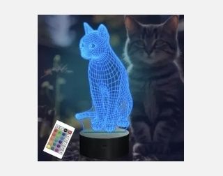 Vând lampa de veghe pisica