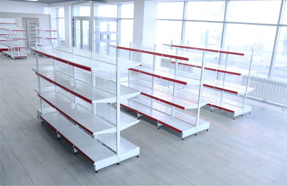 Стеллаж металлический сборный, полка стеллаж, полка металлическая alts