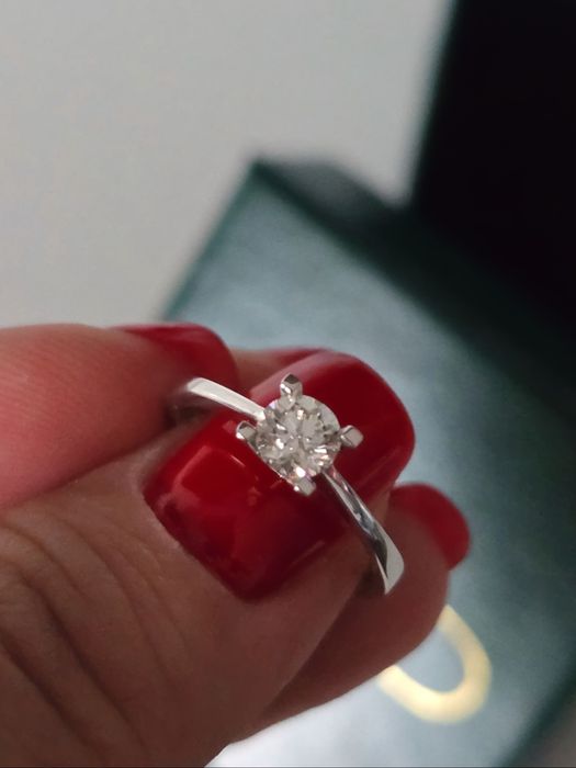 Inel de logodna din aur cu diamant 50 ct