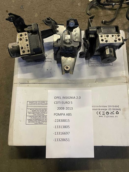 Pompa unitate ABS Opel Insignia 2.0 CDTI A20DT A20DTH