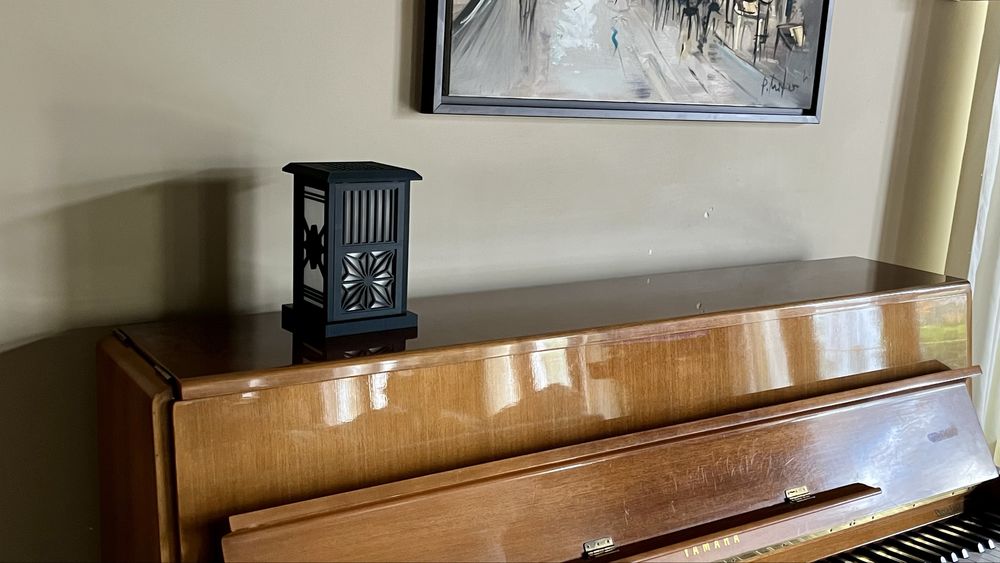 Ръчно изработена лампа стил “kumiko”