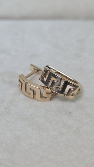 Серьги из красного золота за грамм 44000