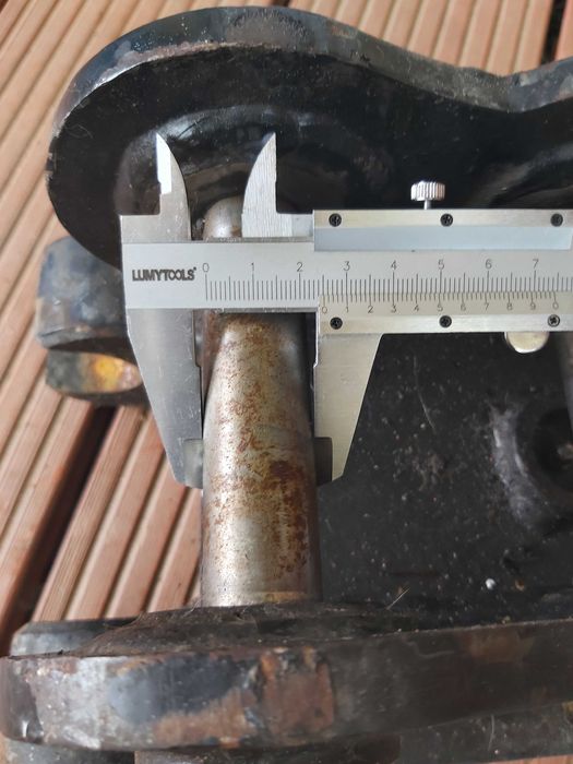 Schnellwechsler mit Halbautomatik ms 01,  Excavator,  mini excavator, cupla rapida MS 01