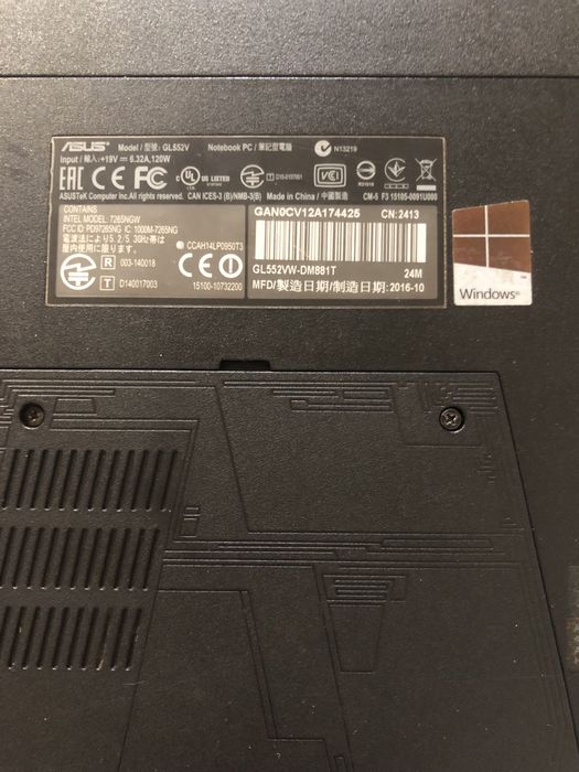Vand laptop asus rog gaming i7
