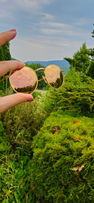 Rayban слънчеви очила 3447 Round metal