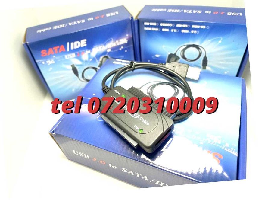 adaptor uri disk usb ide 3 5 2 5inch sata cu alimentator