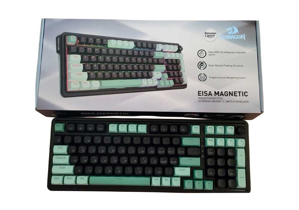 Redragon EISA K686 HE магнитная клавиатура RU/EN -офицальная