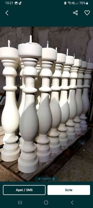 Stalpișori baluștrii garduri terase matrițe de vânzare