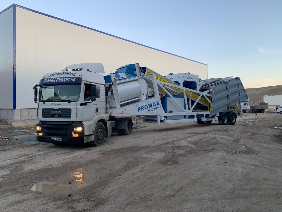 Бетонный завод PROMAX M-100 TWN. Производство Турция