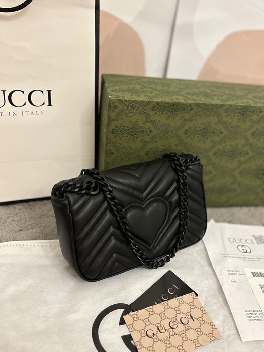 Geantă/Poșetă Gucci GG Marmont Quilted Black