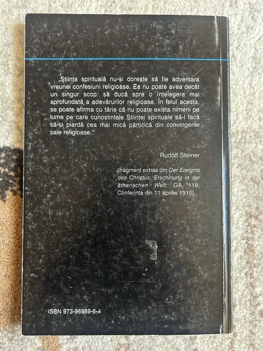 Carte Misterul Biblic al Genezei - Rudolf Steiner (Editura Univers Enciclopedic)