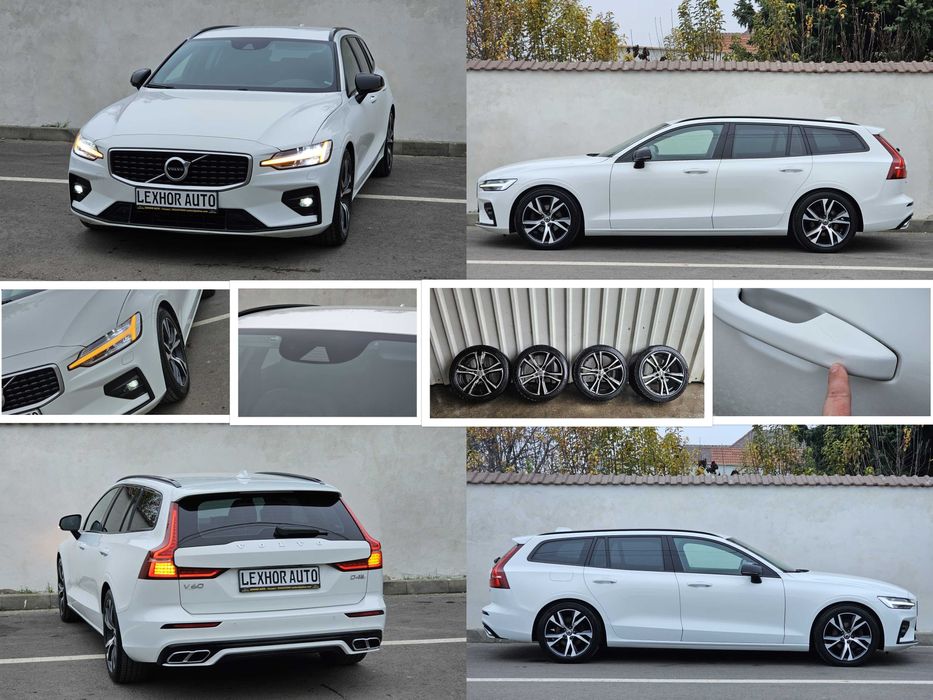 Volvo V60 R-Design 2020 2.0d 190cp Automat Faruri LED Keyless LINE TOP
