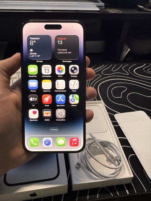 iPhone 14 Pro Max 128 ESIM коробка/документы/UZIMEI 2 слота