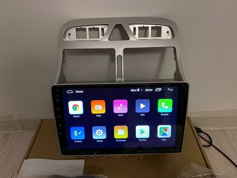 Navigatie Android 14 PEUGEOT 307 1/8 Gb Waze CarPlay + CAMERA