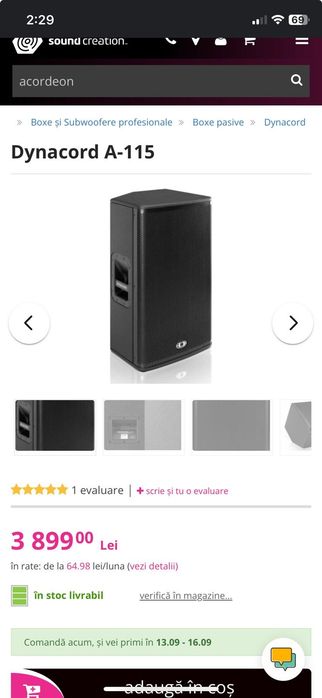 Vand sistem audio complet DJ/Lautari