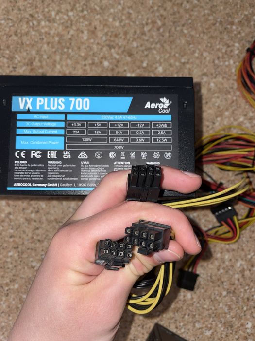 Блок питания Aerocool vx PLUS 700w