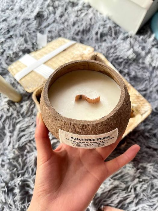 Подарочный набор с натуральной свечей