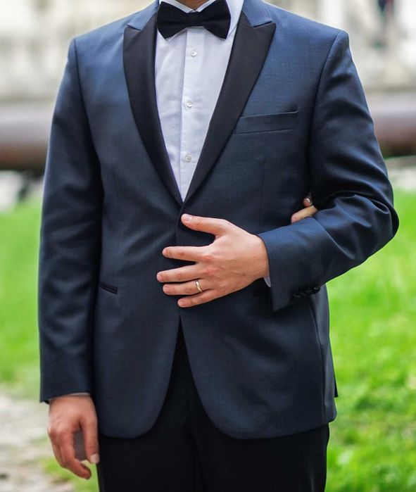 Sacou bleumarin inchis Marsay marime M stare impecabila