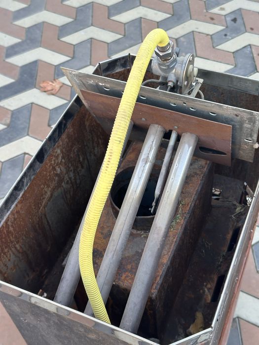 Котел для бани в хорошем состояние