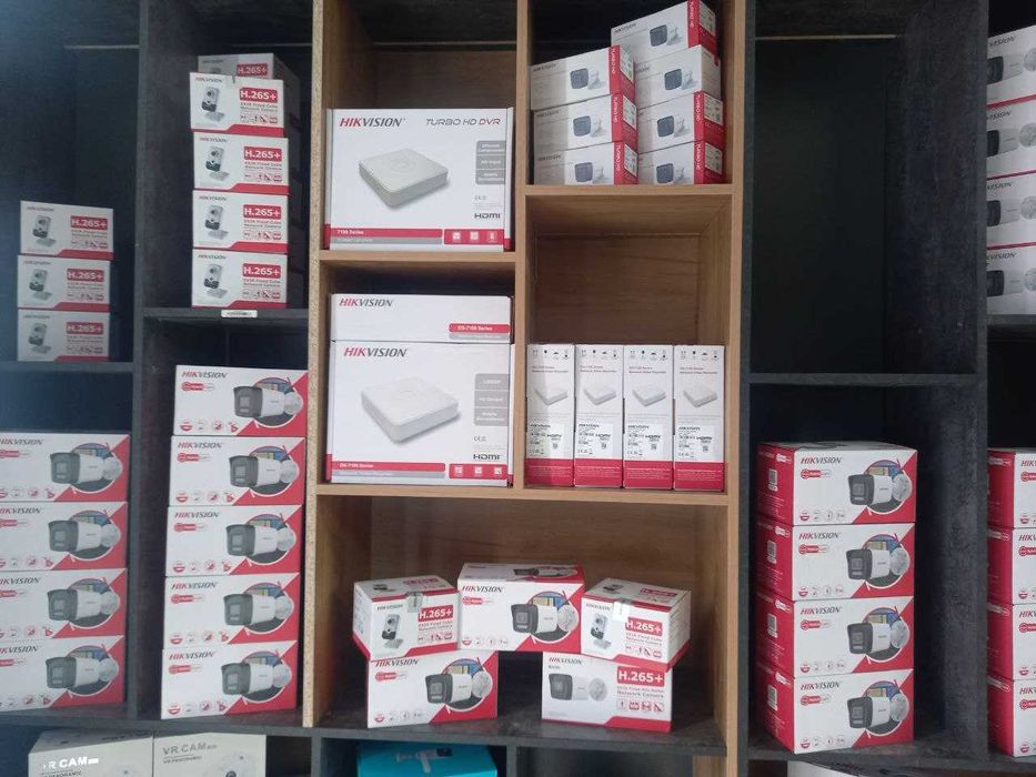 Video kuzatuv kameralar Hikvision, EZVIZ, TP-Link, Tapo, kafolat bilan