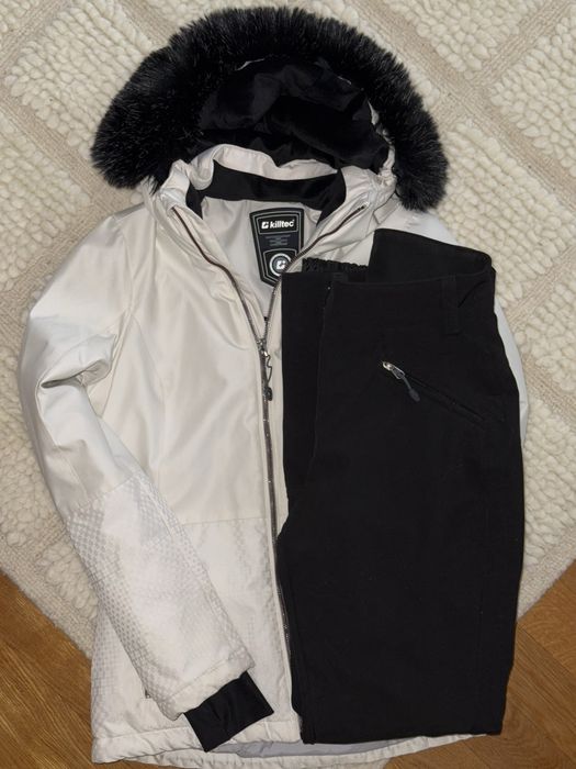 Costum schi nou Killtec 2 piese alb-negru