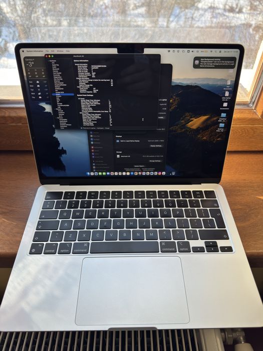 2024 Macbook Air M2 8GB/256SSD silver factura istyle