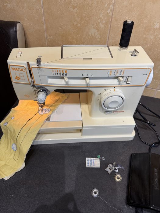 Masina de cusut festonat si butoniere Singer 8142 componente metal