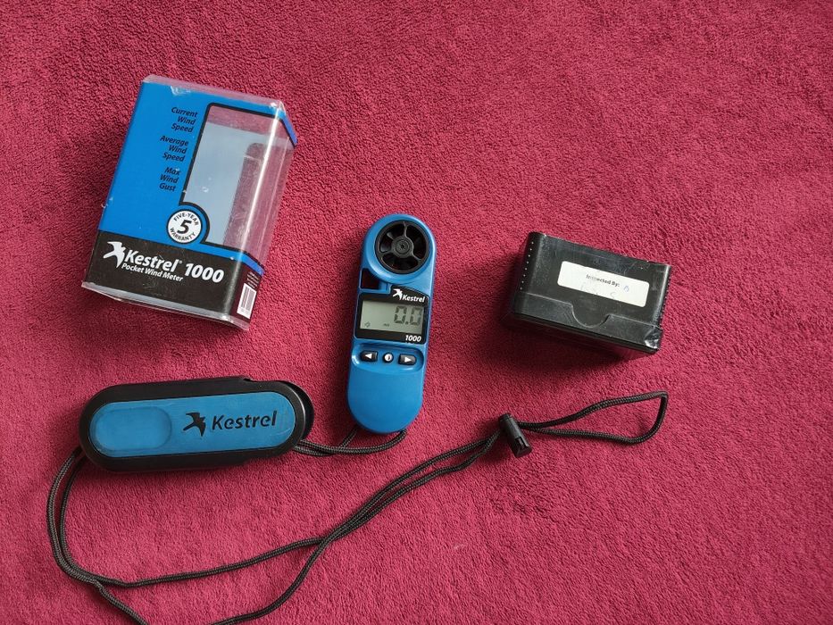 Anemometru Portabil Kestrel 1000 Pocket Wind Meter - Pachet Complet, Ca Nou