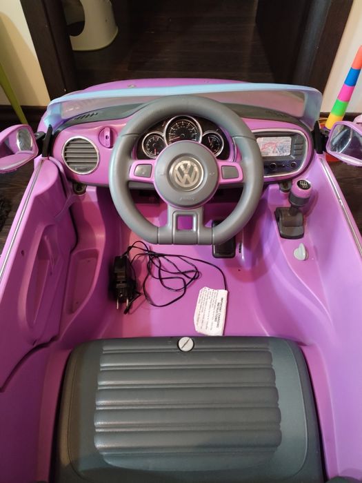 Mașinuță electrica copii VW Betele roz