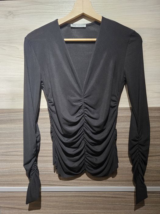 Zara тюлена блуза M