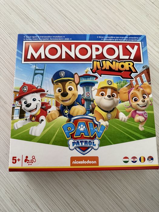 Monopoly Junior cu Patrula Catelusilor