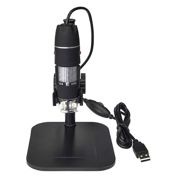 Микроскоп цифров MicroView 500x + stand, с регулируема стойка, оптично увеличение до 500X