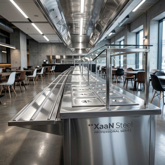 Ovqat tarqatish liniyasi (Nerjaveyka) — XaaN Steel Professional